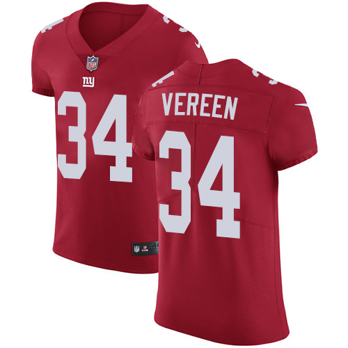 Nike Giants #34 Shane Vereen Red Alternate Men's Stitched NFL Vapor Untouchable Elite Jersey - Click Image to Close